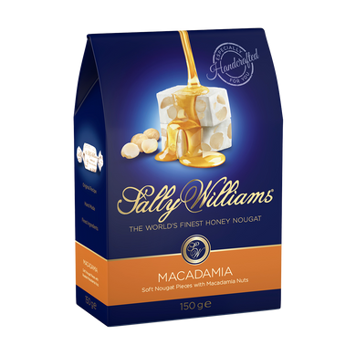 Sally Williams Nougat Macadamia 150g (BB: 24/04/2024)