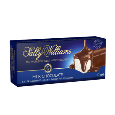 Sally Williams Nougat Milk Choc 50g