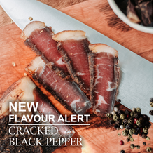 Load image into Gallery viewer, Cracked Black Pepper Beef Biltong 250g