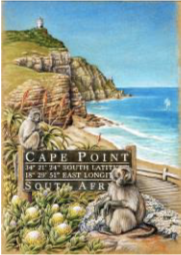 Cape Point - Wooden Postcard
