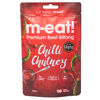 m-eat! Beef Biltong Chilli Chutney 75g
