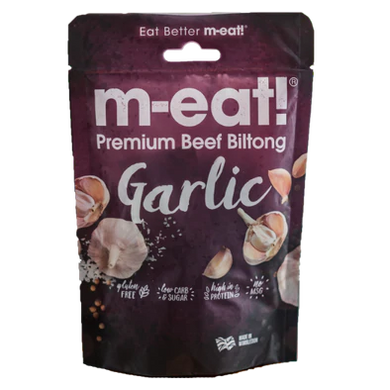 m-eat! Beef Biltong Garlic 75g