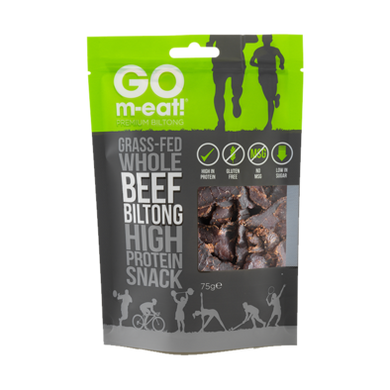 GO m-eat! Premium Beef Biltong 75g