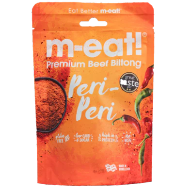 m-eat! Beef Biltong Peri Peri 75g