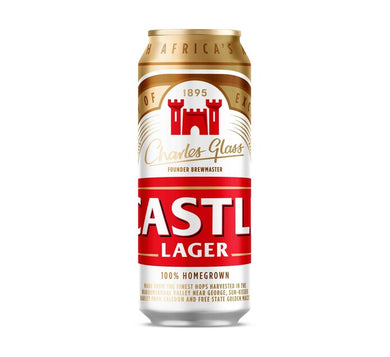 Castle Lager Can 500ml BB: 12/11/2023