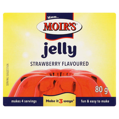 Moirs Jelly Powder Strawberry 80gr