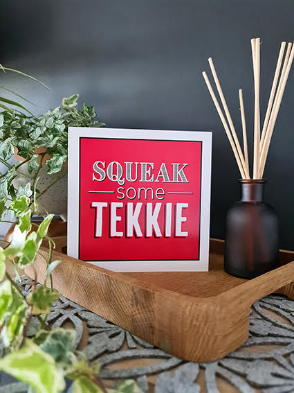 Squeak Some Tekkie Greeting Card